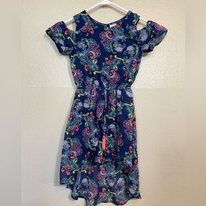 Japna Kids girls 8 Skort dress - Blue and Pink